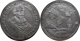 German States Braunschweig-Wolfenbuttel Thaler 1650 
ND (ca. 1650). Augustus II (1635-66). Dav-6357; KM-446. The “Reisetaler” (travel taler) was prob...