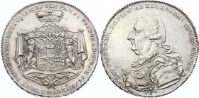 German States Hohenlohe-Ohringen Konventionstaler 1797 
Hohenlohe-Öhringen, Fürstentum. Ludwig Friedrich Karl, 1765-1805 Konventionstaler 1797, Nürnb...