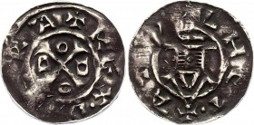 German States Saxony AR Denar 983 -1002 Otto III
Dbg 1167; Kluge 47; Otto III; Silver 1.17 g.; VF