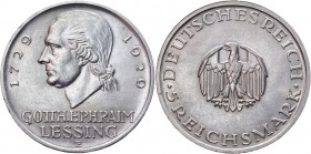 Germany - Weimar Republic 5 Reichsmark 1929 E
KM# 61; Silver 25,04g.; XF-AUNC; The coin has a bright mint luster;
