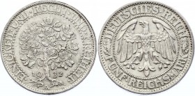 Germany - Weimar Republic 5 Reichsmark 1932 A
KM# 56; Silver; XF+