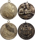 Germany Set of 2 Medals
Medal "Patrona Bavariae 1760" Maximilian III Joseph - Medal "Schützenmedaille zur 75. Jahrfeier des Schützenvereins Siegen 18...