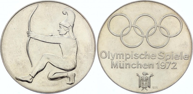 Germany Silver Medal "Olympische Spiele 1972 München" 1972 
1972 Olympics - Mun...