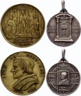 Vatican / Papal States Set of 2 Medals: Vatican Medal 1869 Pius IX Concilium - Roman Medal 1950 Pius XII 1869 - 1950
VF-XF