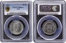 Mali 25 Francs 1961 PCGS MS 64+
KM# 4