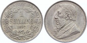 South Africa 1 Shilling 1897 
KM# 5; AUNC