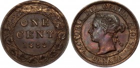Canada 1 Cent 1888
KM# 7; Victoria; UNC with Amazing Toning!