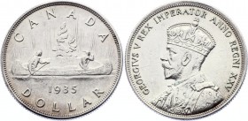 Canada 1 Dollar 1935 
KM# 30; George V; Silver Jubilee; Silver; AUNC