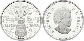 Canada 1 Dollar 2012 
KM# 1295; Elizabeth II; Grey Cup, 100th Anniversary; Silver; Proof