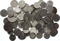 Germany Lot of 72 Coins 
Various Dates, Denominations & Mintmarks