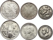 Greece Lot of 3 Silver Coins 1960 - 1964
Silver; 20 & 30 Drachmai 1960 - 1964; XF-UNC