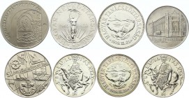 Hungary Lot of 8 Silver Coins 1969 - 2004
50 100 & 5000 Forint 1969-2004; Silver