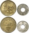 Palestine & Monaco Lot of 2 Coins 1926 & 1941
XF