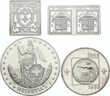Switzerland Lot of 4 Coins & Medals
Various Dates & Denominations; Silver; Motives with Ships