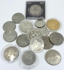 World Lot of 16 Coins
Various Countries, Denominations & Dates; Mosrtly Crown Type Coins