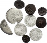 World Lot of 10 Coins; With Silver; Various Coutries, Dates & Denominations.
F-VF
