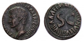 ROMAN EMPIRE. Augustus, 27 BC-14 AD. AE Dupondius, 10.91 g. Very fine.