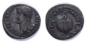 ROMAN EMPIRE. Tiberius, AD 14-37. AE As, 11.72 g. Good very fine. RIC I², S.98,?58; BMC 117