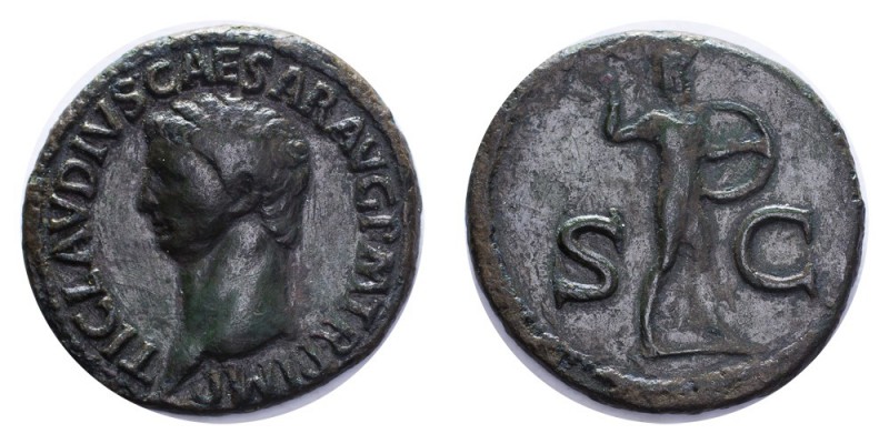 ROMAN EMPIRE. Claudius, 41-54. AE As, 9.82 g. Well centred, good very fine. Cohe...