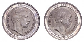 GERMANY. Wilhelm II, 1888-1918. Medal 1894, The reconciliation of Emperor Wilhelm and Furst Bismarck.