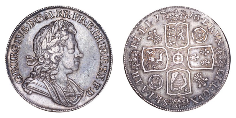 GREAT BRITAIN. George I, 1714-27. Crown 1716, London. S.3639; ESC.110; Bull 1540...