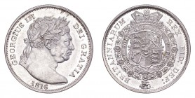 GREAT BRITAIN. George III, 1760-1820. Half-Crown 1816, London. S.3788. Uncirculated. This lot can be viewed in our YouTube channel, to see the video p...