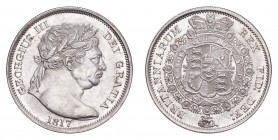 GREAT BRITAIN. George III, 1760-1820. Half-Crown 1817, London. S.3788. Uncirculated. This lot can be viewed in our YouTube channel, to see the video p...
