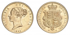 GREAT BRITAIN. Victoria, 1837-1901. Gold Half-Sovereign 1855, London. S.3859. Good very fine with traces of lustre.