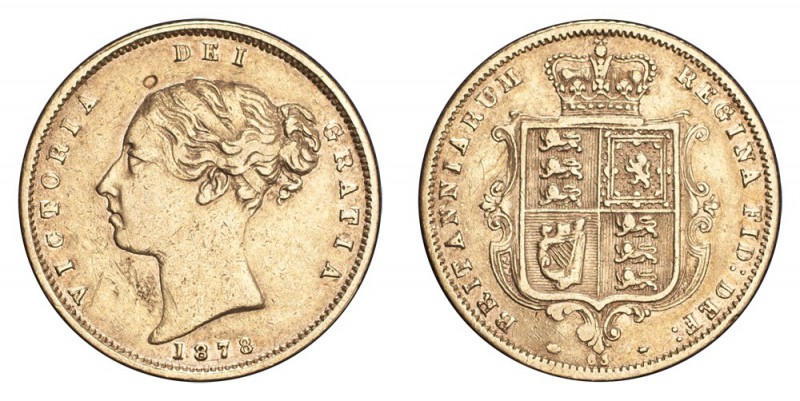 GREAT BRITAIN. Victoria, 1837-1901. Gold Half-Sovereign 1878, London. 4 g. Minta...