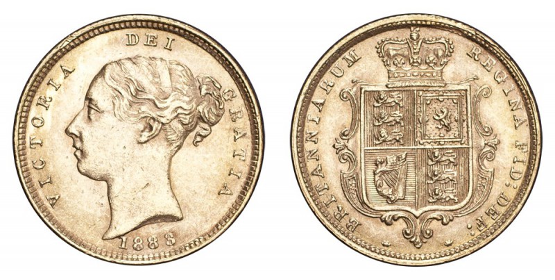 GREAT BRITAIN. Victoria, 1837-1901. Gold Half-Sovereign 1883, London. 4 g. Minta...