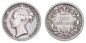 GREAT BRITAIN. Victoria, 1837-1901. Shilling 1850, London. S.3904. Key date in the shilling series. Near very fine and rare. This lot can be viewed in...