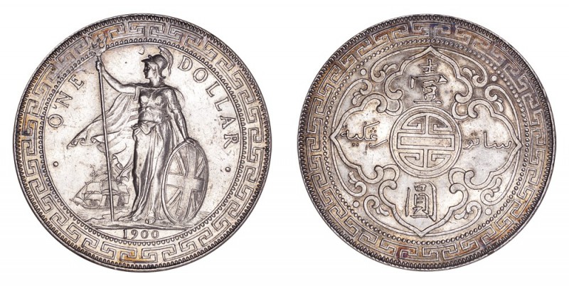 GREAT BRITAIN: HONG KONG. Victoria, 1837-1901. Trade Dollar 1900-B, Bombay. 26.9...