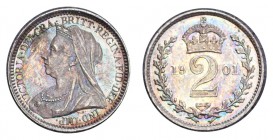 GREAT BRITAIN. Victoria, 1837-1901. Twopence 1901, London. Uncirculated.