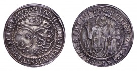 SWEDEN. Gustav Vasa, 1523-60. Half Daler 1544, Stockholm. 14.55 g. Mintage 9,814. Ahlstrom 164. Gustav Vasa's coins are extremely rare in high grades....