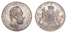 SWEDEN. Carl XV, 1859-72. 4 Riksdaler riksmynt 1862, Stockholm. 34 g. Mintage 942,553. KM# 711, Dav# 356. Extremely fine. This lot can be viewed in ou...