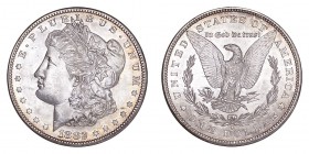 UNITED STATES. Morgan Dollar, 1878-1921. Dollar 1882-S, San Fransisco. 26.7 g. Mintage 9,250,000. KM# 110. Uncirculated.