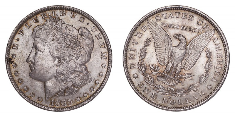 UNITED STATES. Morgan Dollar, 1878-1921. Dollar 1883-O, New Orleans. 26.7 g. Min...