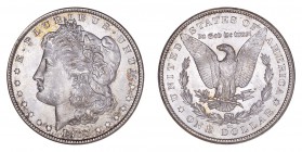 UNITED STATES. Morgan Dollar, 1878-1921. Dollar 1883-CC, Carson City. 26.73 g. Mintage 1,204,000. KM# 110. Choice Uncirculated. This lot can be viewed...