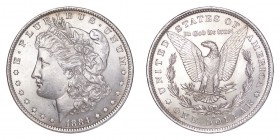 UNITED STATES. Morgan Dollar, 1878-1921. Dollar 1884-O, New Orleans. 26.73 g. Mintage 9,730,000. KM# 110. Uncirculated.