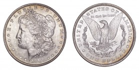 UNITED STATES. Morgan Dollar, 1878-1921. Dollar 1887, Philadelphia. 26.7 g. Mintage 20,290,710. KM# 110. About Uncirculated.
