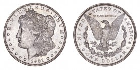 UNITED STATES. Morgan Dollar, 1878-1921. Dollar 1901-O, New Orleans. 26.73 g. Mintage 13,320,000. KM# 110. Uncirculated.