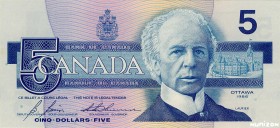 Canada [#95, GEM] 5 Dollars Type 1986