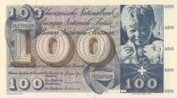 Switzerland [#49, UNC] 100 francs Type 1956
