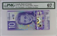 Canada [#PNL, GEM+] 10 Dollars Type 2018