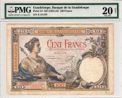 Guadeloupe [#16, VF] 100 francs Type 1934