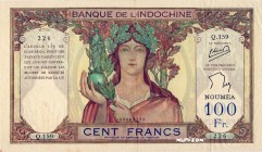 New Caledonia [#42, AU] 100 francs Type 1937