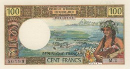 New Caledonia [#63, UNC] 100 francs Type 1971