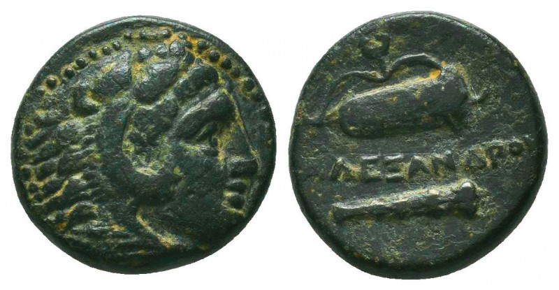 KINGS OF MACEDON. Alexander III 'the Great' (336-323 BC). Ae 
Condition: Very Fi...