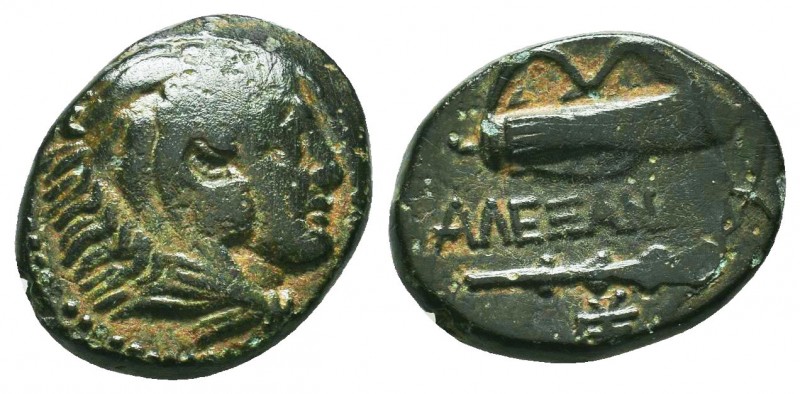 KINGS OF MACEDON. Alexander III 'the Great' (336-323 BC). Ae 
Condition: Very Fi...