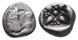 Greek Obol, Ca. 350-300 BC. AR
Condition: Very Fine

Weight: 1,09 gram
Diameter: 10 mm